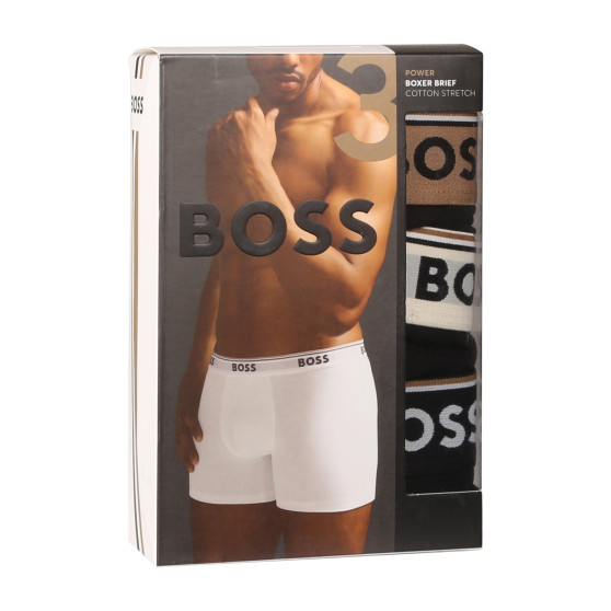 3PACK Moške boksarice BOSS večbarvne (50514998 982)