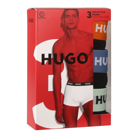 3PACK Moške boksarice HUGO večbarvne (50517878 961)