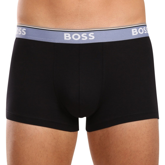 3PACK Moške boksarice BOSS črne (50517827 980)