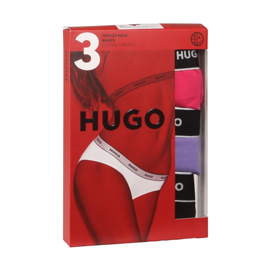 3PACK ženske hlačke HUGO večbarvne (50480157 962)