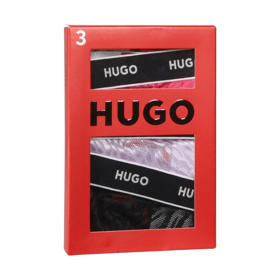 3PACK ženske tangice HUGO večbarvne (50480150 981)