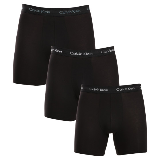 3PACK Moške boksarice Calvin Klein črne (NB1770A-Q5F)