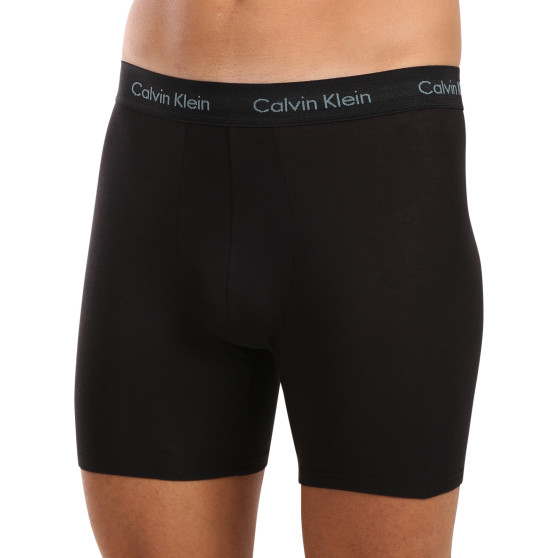 3PACK Moške boksarice Calvin Klein črne (NB1770A-Q5F)