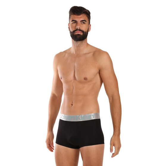 3PACK Moške boksarice Calvin Klein črne (NB3074A-QTE)