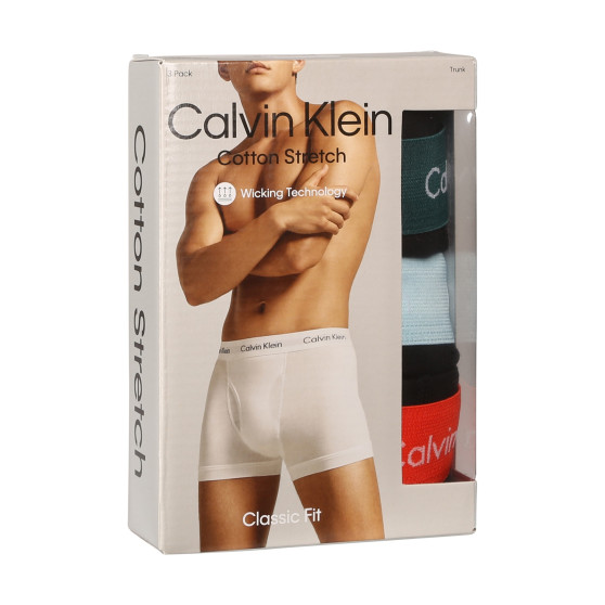 3PACK Moške boksarice Calvin Klein črne (NB2615A-NLS)