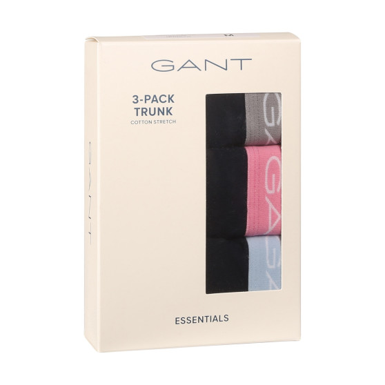 3PACK Moške boksarice Gant črne (902423003-649)