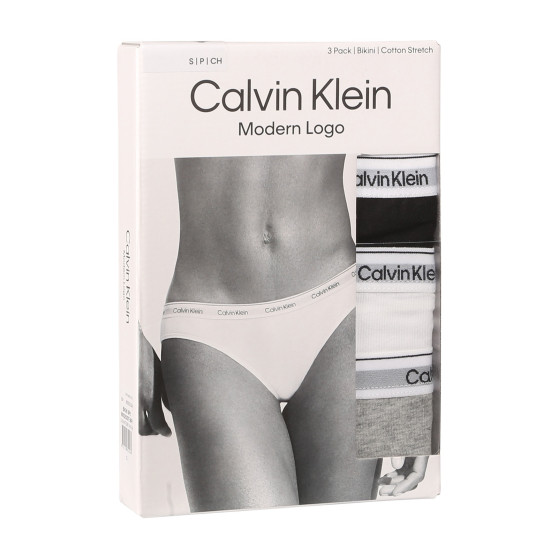 3PACK ženske hlačke Calvin Klein večbarvne (QD5207E-MPI)