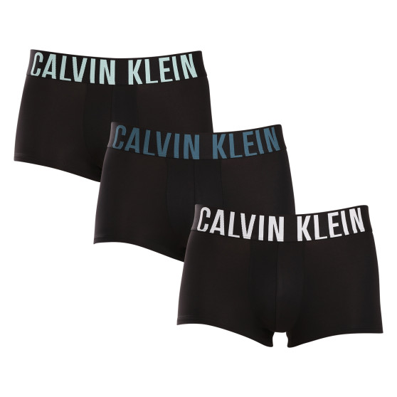 3PACK Moške boksarice Calvin Klein črne (NB3611A-Q1L)