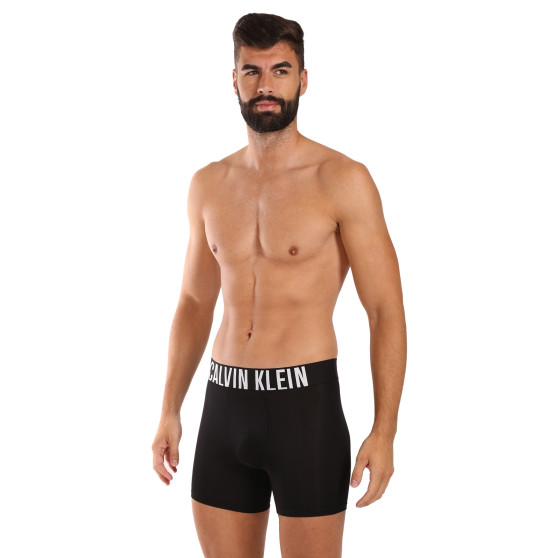 3PACK Moške boksarice Calvin Klein črne (NB3612A-Q1L)