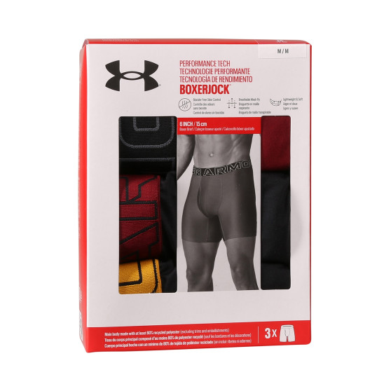 3PACK Moške boksarice Under Armour večbarvne (1383878 625)