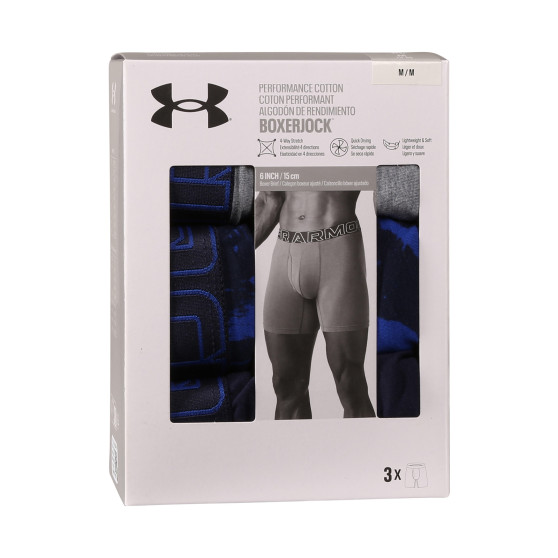 3PACK Moške boksarice Under Armour večbarvne (1383890 400)