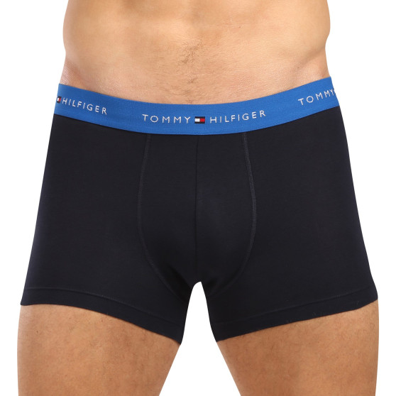 3PACK moške boksarice Tommy Hilfiger temno modre (UM0UM02763 0WR)