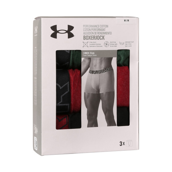 3PACK Moške boksarice Under Armour večbarvne (1383891 302)