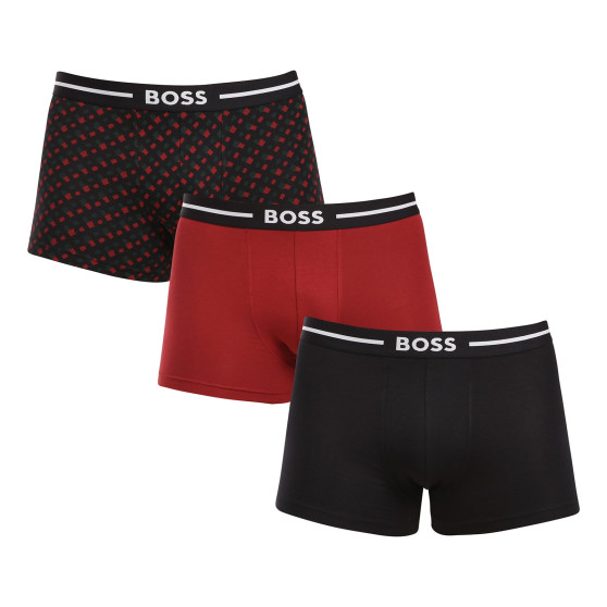 3PACK Moške boksarice BOSS večbarvne (50514998 982)