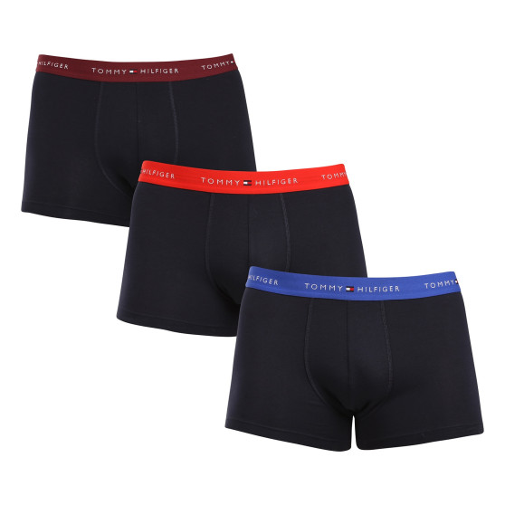 3PACK moške boksarice Tommy Hilfiger temno modre (UM0UM02763 05K)