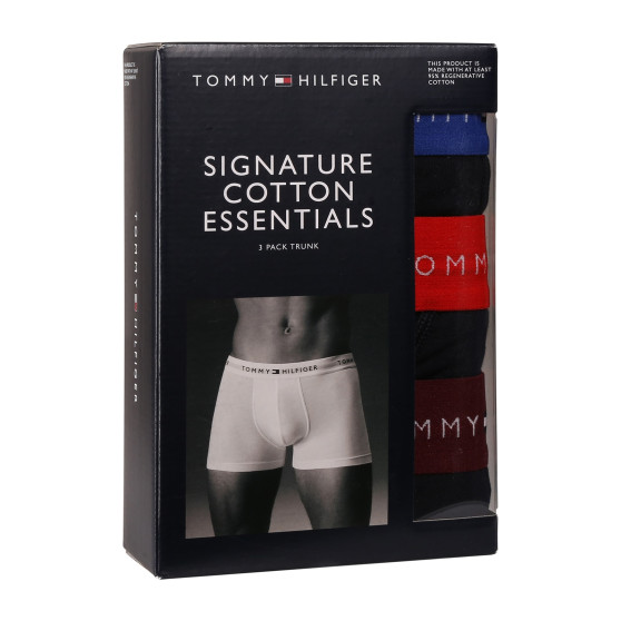 3PACK moške boksarice Tommy Hilfiger temno modre (UM0UM02763 05K)