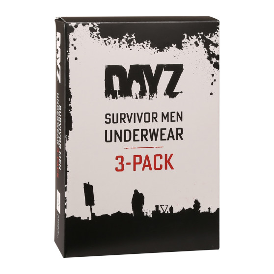 3PACK Moške boksarice DAYZ črne (DZ001)