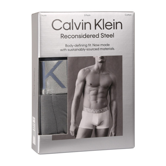 3PACK Moške boksarice Calvin Klein večbarvne (NB3130A-PZD)