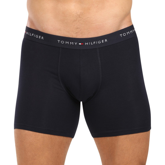 3PACK moške boksarice Tommy Hilfiger temno modre (UM0UM02765 0W3)