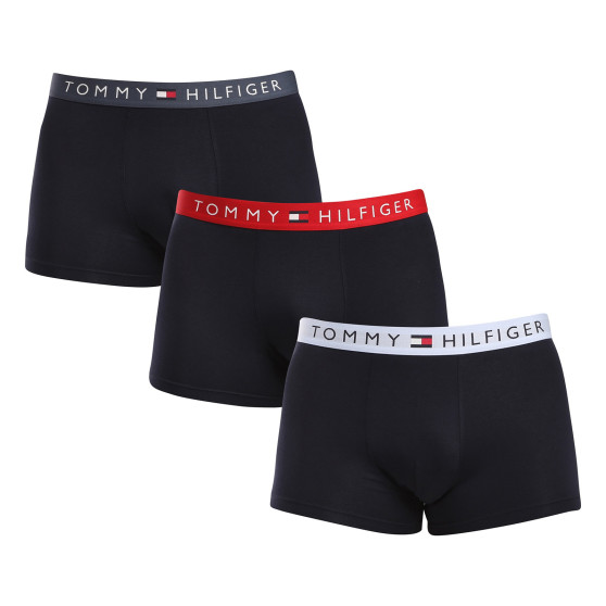 3PACK moške boksarice Tommy Hilfiger temno modre (UM0UM03181 0R1)