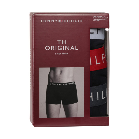 3PACK moške boksarice Tommy Hilfiger temno modre (UM0UM03181 0R1)