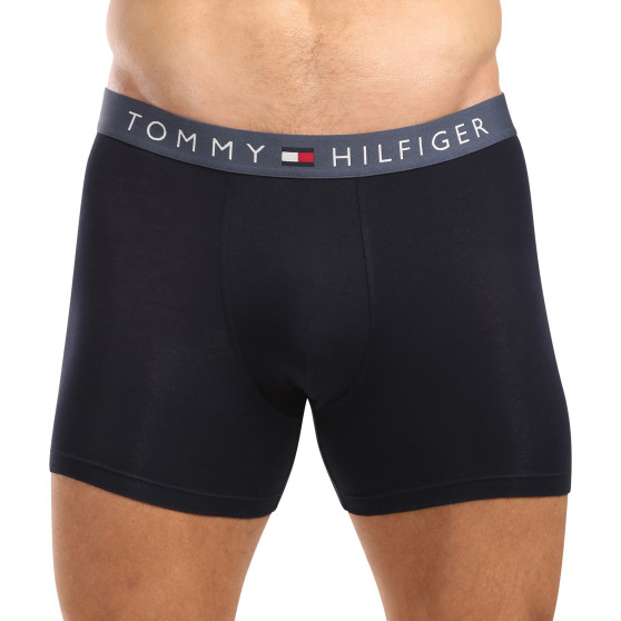 3PACK moške boksarice Tommy Hilfiger temno modre (UM0UM03431 0R1)