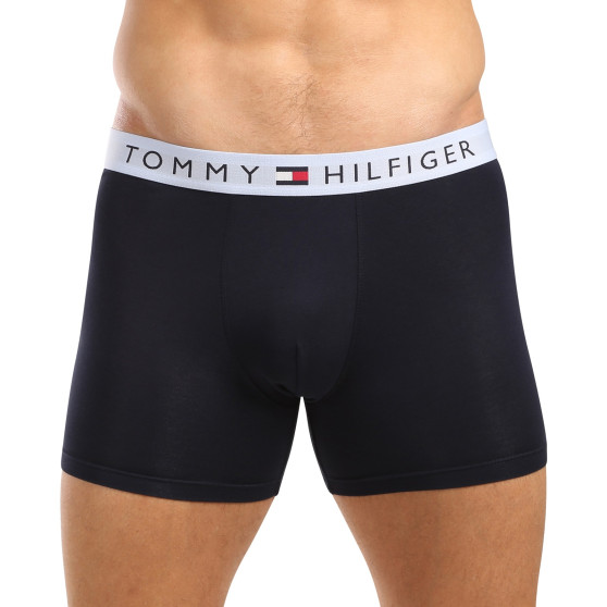 3PACK moške boksarice Tommy Hilfiger temno modre (UM0UM03431 0R1)