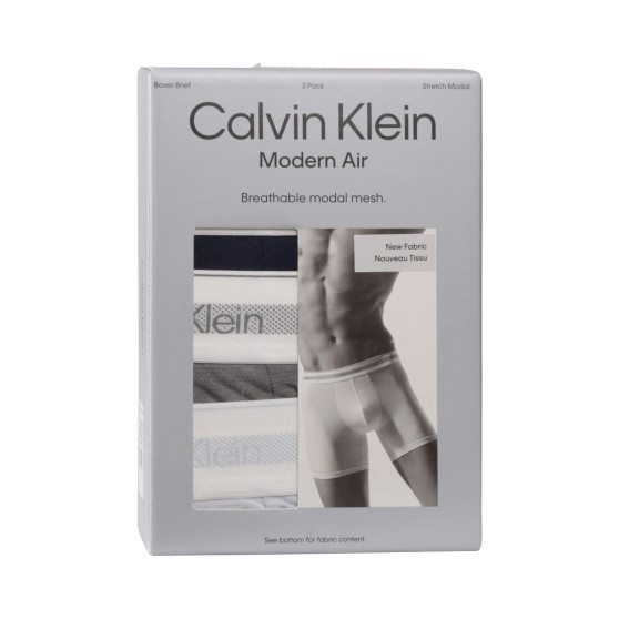 3PACK Moške boksarice Calvin Klein večbarvne (NB3954A-PS9)