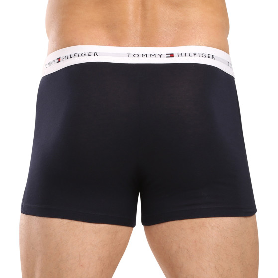 3PACK moške boksarice Tommy Hilfiger temno modre (UM0UM02763 0W3)