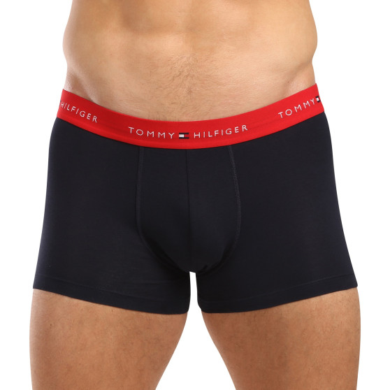 3PACK moške boksarice Tommy Hilfiger temno modre (UM0UM02763 0W3)