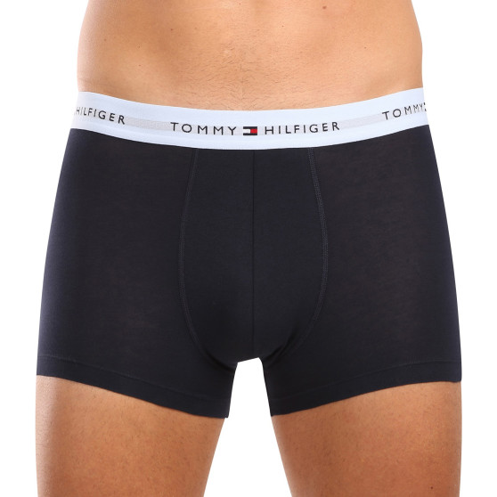 3PACK moške boksarice Tommy Hilfiger temno modre (UM0UM02763 0T3)