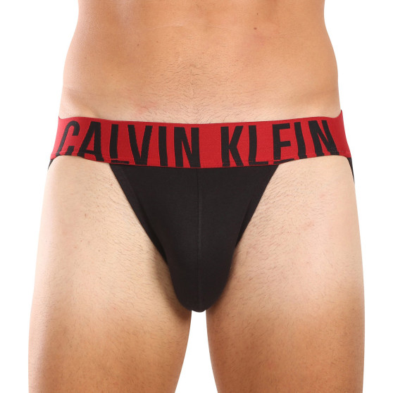 3PACK moške jockstrapi Calvin Klein črne (NB3054A-I20)