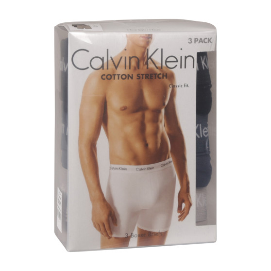 3PACK Moške boksarice Calvin Klein večbarvne (NB1770A-QRH)