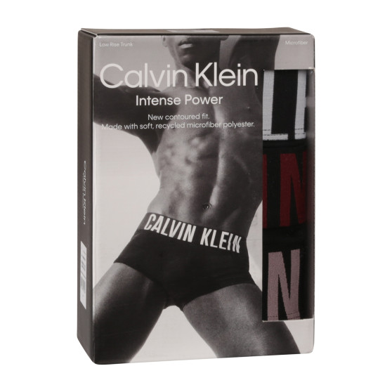 3PACK Moške boksarice Calvin Klein črne (NB3611A-Q1S)