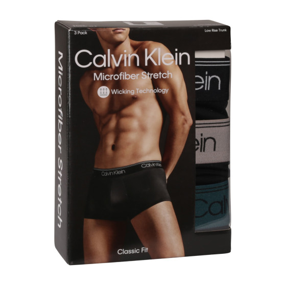 3PACK Moške boksarice Calvin Klein črne (NB2569A-Q7E)