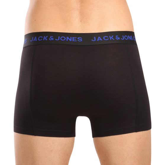 5PACK Moške boksarice Jack and Jones črne (12242494)