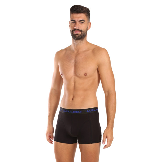 5PACK Moške boksarice Jack and Jones črne (12242494)