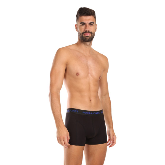 5PACK Moške boksarice Jack and Jones črne (12242494)