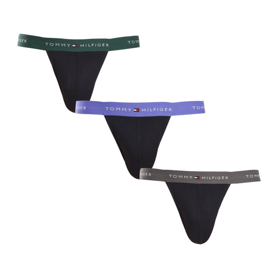 3PACK moške jockstrapi Tommy Hilfiger črne (UM0UM03384 0UI)