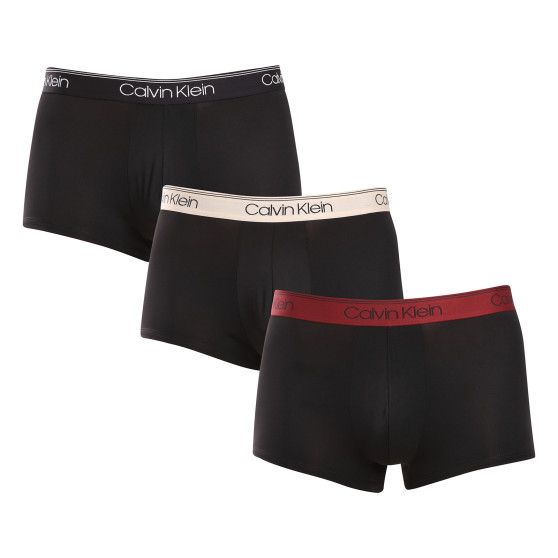 3PACK Moške boksarice Calvin Klein črne (NB2569A-Q84)