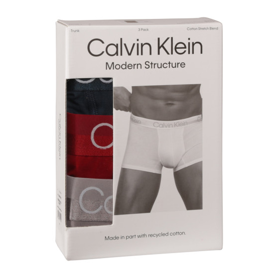 3PACK Moške boksarice Calvin Klein večbarvne (NB2970A-PZN)