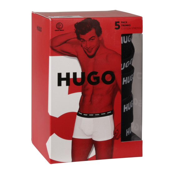 5PACK Moške boksarice HUGO večbarvne (50479944 973)