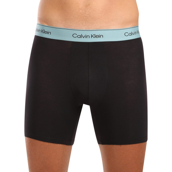 3PACK Moške boksarice Calvin Klein črne (NB3964A-U2Y)