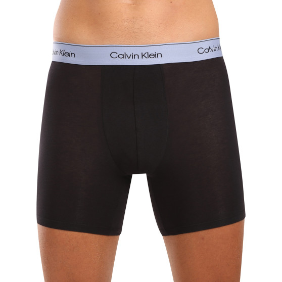 3PACK Moške boksarice Calvin Klein črne (NB3964A-U2Y)