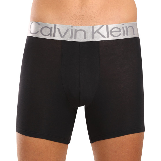 3PACK Moške boksarice Calvin Klein črne (NB3131A-PZE)