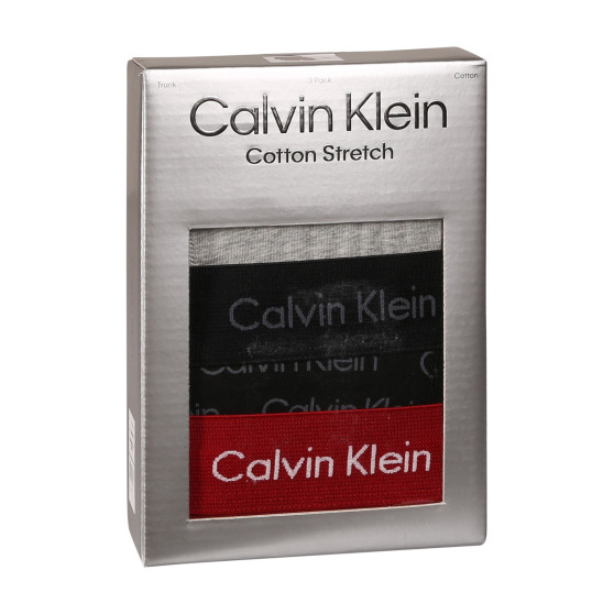 3PACK Moške boksarice Calvin Klein večbarvne (NB3056A-QYP)