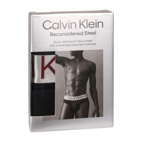 3PACK moške hlačke Calvin Klein črna (NB3073A-Q09)