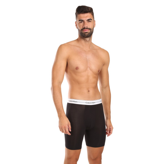 3PACK Moške boksarice Calvin Klein črne (NB3955A-UB1)