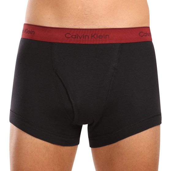 3PACK Moške boksarice Calvin Klein črne (NB4002A-PRU)