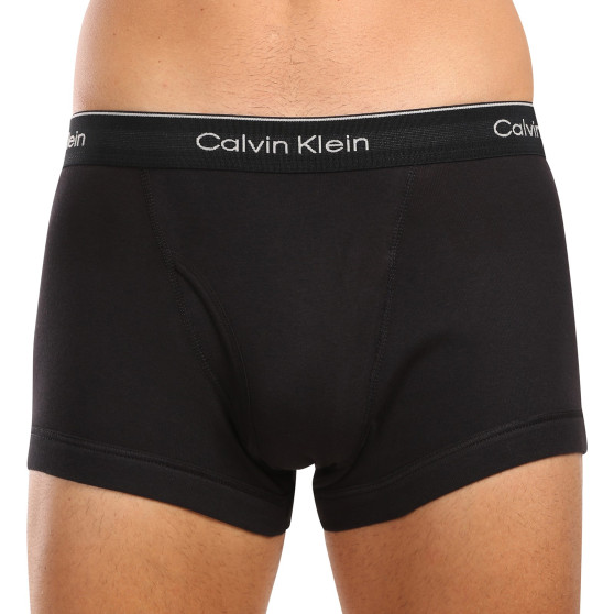 3PACK Moške boksarice Calvin Klein črne (NB4002A-PRU)